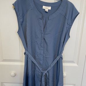 Motherhood Maternity Cap Sleeve Blouse with Tie M